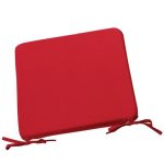 CHAIR Μαξιλάρι Καθίσματος Κόκκινο 42x42x3cm