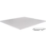 ISO TOP Sliq Plus Επιφάνεια Απόχρωση Pearl White 80x80cm/18mm
