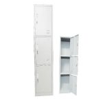 LOCKER 3 Θέσεων Μέταλλο Βαφή  Άσπρο 38x45x185cm