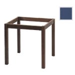 ΚΑΦΕΝΕΙΟΥ Βάση Τραπεζιού Οξιά Λυόμενη για Επιφάνεια 70x70cm, Βαφή Εμποτισμού Ανιλίνη Μπλε 59x59x73cm