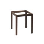 ΚΑΦΕΝΕΙΟΥ Βάση Τραπεζιού Οξιά Λυόμενη για Επιφάνεια 70x70cm, Βαφή Εμποτισμού Καρυδί 59x59x73cm