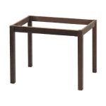 ΚΑΦΕΝΕΙΟΥ Βάση Τραπεζιού Οξιά Λυόμενη για Επιφάνεια 80x120cm Βαφή Εμποτισμού Καρυδί 69x109x73cm