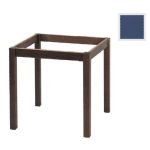 ΚΑΦΕΝΕΙΟΥ Βάση Τραπεζιού Οξιά Λυόμενη για Επιφάνεια 80x80cm, Βαφή Εμποτισμού Ανιλίνη Μπλε 69x69x73cm