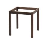 ΚΑΦΕΝΕΙΟΥ Βάση Τραπεζιού Οξιά Λυόμενη για Επιφάνεια 80x80cm, Βαφή Εμποτισμού Καρυδί 69x69x73cm