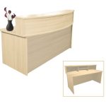 Reception 180 Απόχρωση Beech 180x90x105cm