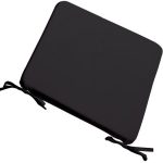 STOOL Μαξιλάρι καθίσματος Μαύρο 39x39x3cm