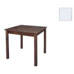 Ταβέρνας Τραπέζι Λυόμενο Οξιά - Κόντρα Πλακέ, Βαφή Εμποτισμού Λάκα Άσπρο 60x80x75cm