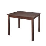 Ταβέρνας Τραπέζι Λυόμενο Οξιά - Κόντρα Πλακέ, Βαφή Εμποτισμού Καρυδί 70x110x75cm