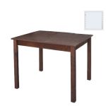 Ταβέρνας Τραπέζι Λυόμενο Οξιά - Κόντρα Πλακέ, Βαφή Εμποτισμού Λάκα Άσπρο 70x110x75cm