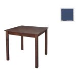 Ταβέρνας Τραπέζι Λυόμενο Οξιά - Κόντρα Πλακέ, Βαφή Εμποτισμού Ανιλίνη Μπλέ 70x70x75cm