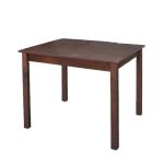 Ταβέρνας Τραπέζι Λυόμενο Οξιά - Κόντρα Πλακέ, Βαφή Εμποτισμού Καρυδί 80x120x75cm