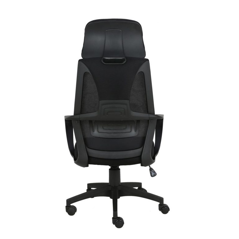 BF2950 Πολυθρόνα Γραφείου Διευθυντή, Mesh Μαύρο 62x62x113/121cm - Image 4