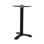 KINO Βάση Τραπεζιού 3-Νυχη, Μαντέμι Μαύρο (8,10 Kg) 43x43cm H.72cm