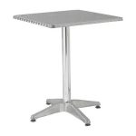 PALMA Τραπέζι Τετράγωνο Αλουμινίου 70x70 H.70cm