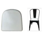 RELIX Κάθισμα Καρέκλας, Pvc Άσπρο (Μαγνητικό) 30/16x30cm