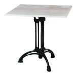 EKO Τραπέζι Τρίνυχο Μαντέμι, Μάρμαρο 70x70x74cm