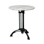 EKO Τραπέζι Τρίνυχο Μαντέμι, Μάρμαρο Φ60  H.74cm