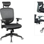 BF9100 Πολυθρόνα Γραφείου Διευθυντή, Mesh Μαύρο, Μπράτσα up-down 65x62x114/122cm