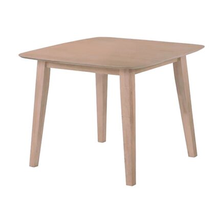 DOM Τραπέζι, Mdf Απόχρωση Oak 90x90x74cm