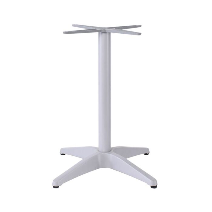 FACTORY Βάση Τραπεζιού Αλουμίνιο Απόχρωση Silver (2,35kg) 66x66cm H.69cm - Image 1