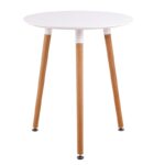 ART Τραπέζι Άσπρο MDF Φ60 H.70cm