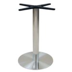 PLASMA βάση τραπεζιού Inox #201/11,70 Kg Φ45 H.72cm - Image 2