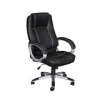 BF5450 Πολυθρόνα Γραφείου Διευθυντή, Pu Μαύρο 63x70x112/122cm - Image 2