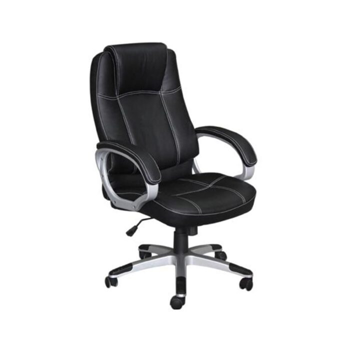 BF5450 Πολυθρόνα Γραφείου Διευθυντή, Pu Μαύρο 63x70x112/122cm - Image 2