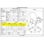 BF5450 Πολυθρόνα Γραφείου Διευθυντή, Pu Μαύρο 63x70x112/122cm - Image 3
