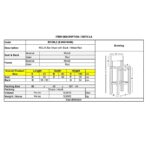 RELIX Σκαμπό Bar-Pro με Πλάτη, Μέταλλο Βαφή Κόκκινο 43x43x76/100cm - Image 3