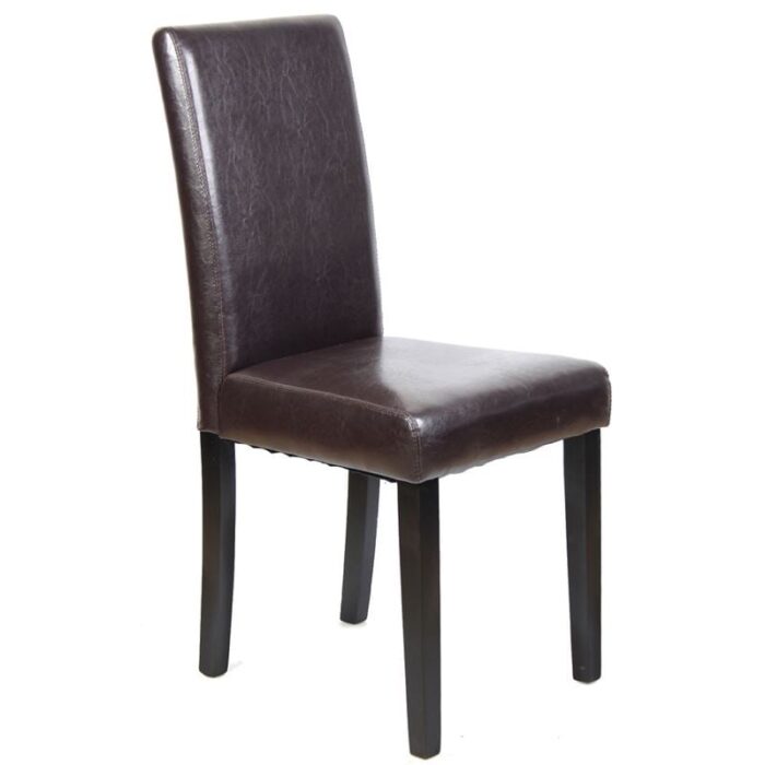 MALEVA-L Καρέκλα PU Καφέ - Wenge 42x56x93cm - Image 1