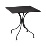 PARK Τραπέζι Μέταλλο Βαφή Μαύρο 70x70x71cm