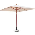 SOLEIL ομπρέλα (Χωρίς flaps) Ξύλο Kempass 200x200cm