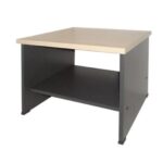 Τραπεζάκι Επισκέπτη Απόχρωση Dark Grey - Beech 60x60x45cm