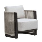 BOSTON Living Set Σαλόνι Καθιστικό Κήπου - Βεράντας Alu Ανθρακί - Μπεζ 204x73x66-72x73x66-130x70x30cm - Image 3