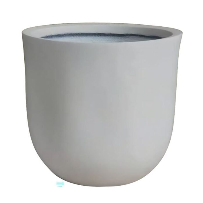FLOWER POT-18 Απόχρωση Ivory White Φ37x35cm - Image 1