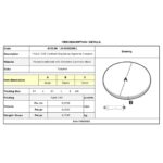 Contract Sliq Sandy Supreme Επιφάνεια Τραπεζιού τ.Werzalit Απόχρωση Toscano Φ60cm/18mm - Image 6