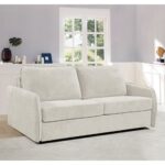 LESTER Καναπές - Κρεβάτι, Ύφασμα Μπεζ 180x98x89  Κρεβάτι:145x190cm - Image 2