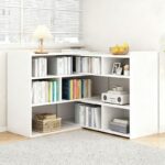 MULTI Βιβλιοθήκη πολλαπλών διαστάσεων, Απόχρωση Άσπρο 80/150x24x90cm